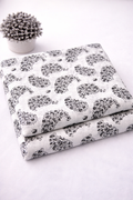 Black & White Paisley Printed Summer Lawn