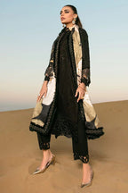 Luxury Chikankari & Silk 3-Piece Embroidered Suit