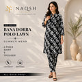 Premium Summer Lawn Bana Dora 2 Piece (BW)