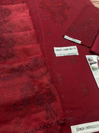 Premium Embroidered Lawn Suit with Cotton Net Dupatta
