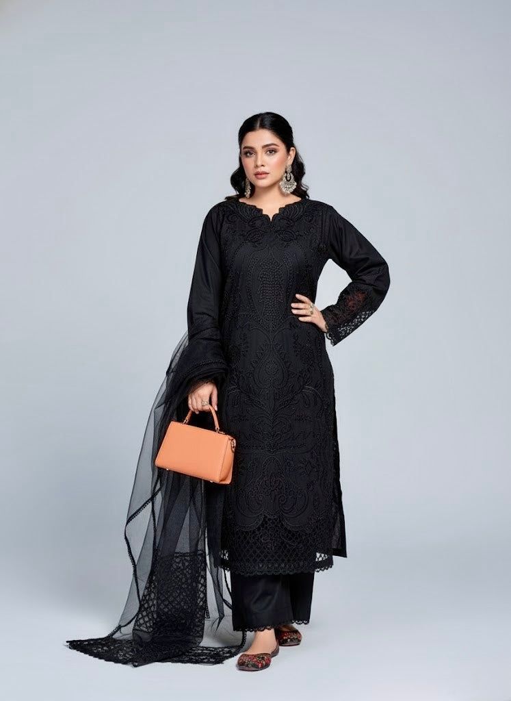 Luxury Airjet Embroidered Lawn Suit – Premium Summer Edit