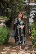 Premium Airjet Embroidered Lawn Suit with Printed Dupatta