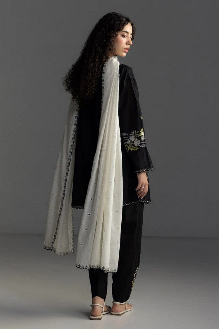 Luxury Airjet Embroidered Lawn Suit with Chiffon Dupatta